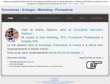 Tablet Screenshot of giacomorutili.it
